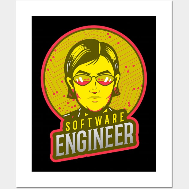 Software Engineer Wall Art by Software Testing Life